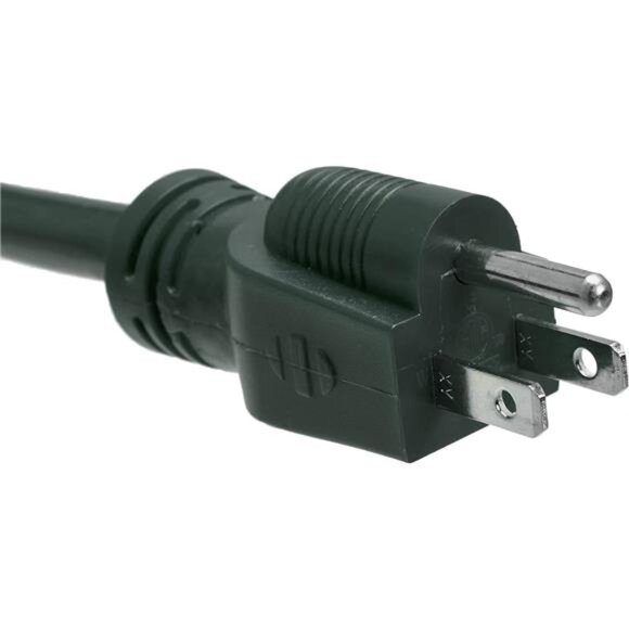 25-Foot 3-Prong Vinyl Indoor/Outdoor Extension Cord with 3 Outlets - Picture 2 of 7